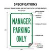 Signmission No Parking Or Standing 12inx18in Heavy Gauge Aluminums, A-1218 No Stopping or Standing - Pk A-1218 No Stopping or Standing - Pk